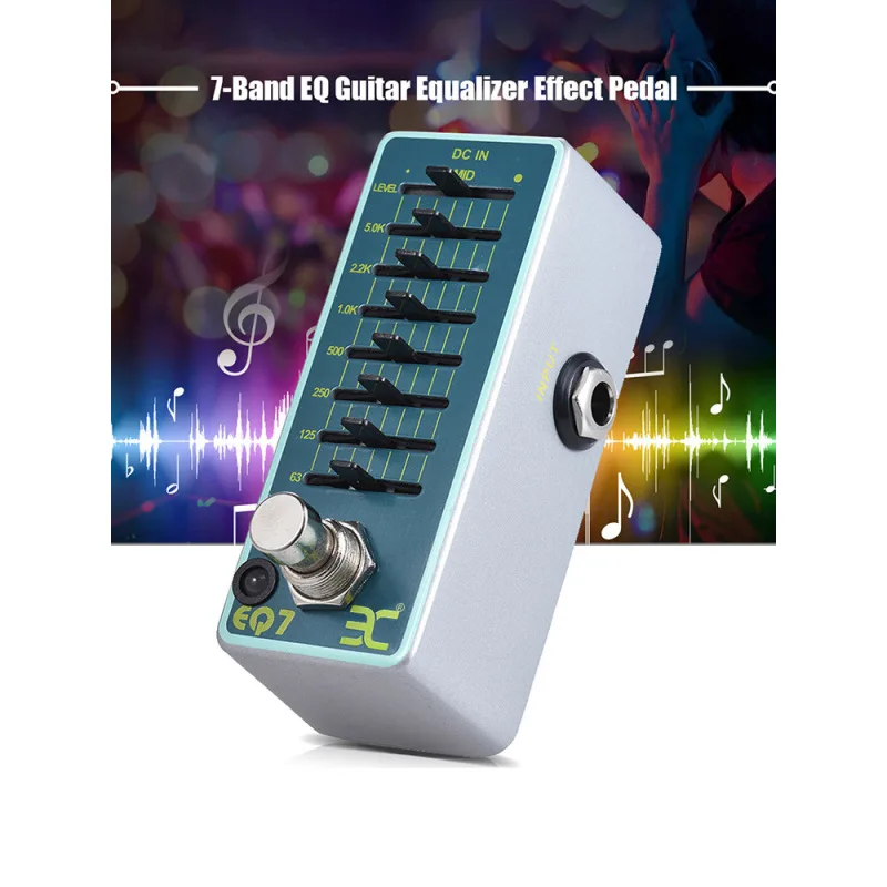 Eno EQ7 EX Equalizer Pedal 7-Band EQ Full Metal Shell True Bypass - Image 6