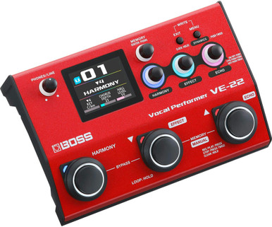 Boss VE-22 Vocal Processor Pedal