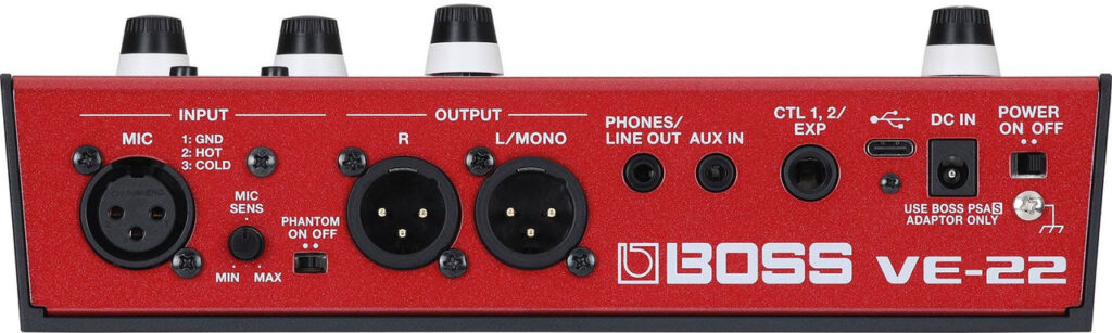 Boss VE-22 Vocal Processor Pedal