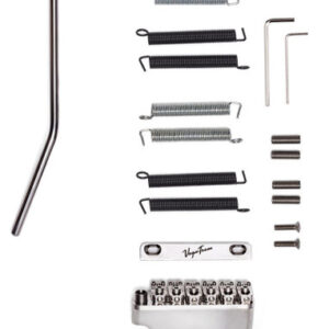 Vega-Trem Ultra 2-Point Floating Left Handed Tremolo System in Polished Steel - Image 4