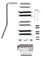 Vega-Trem Ultra 2-Point Floating Left Handed Tremolo System in Polished Steel - Image 2