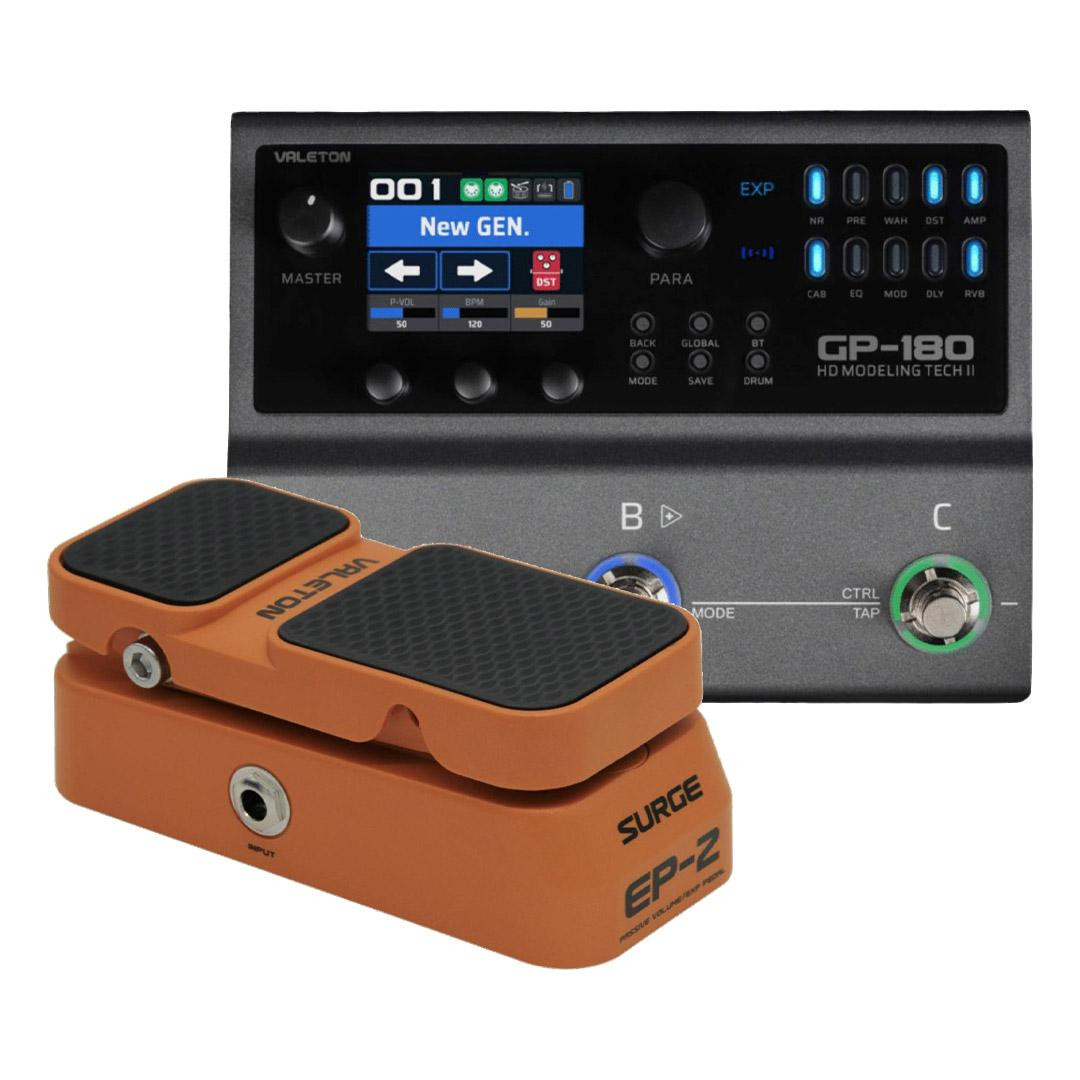 Valeton GP-180 Multi-FX With EP-2 Expression Pedal & Cable - Image 3