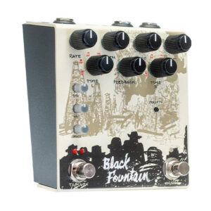 Old Blood Noise Endeavors Black Fountain Stereo Delay Pedal in Cream - Image 5