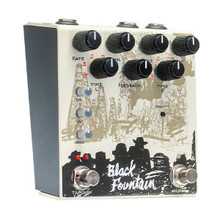 Old Blood Noise Endeavors Black Fountain Stereo Delay Pedal in Cream - Image 3