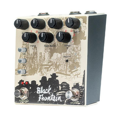 Old Blood Noise Endeavors Black Fountain Stereo Delay Pedal in Cream