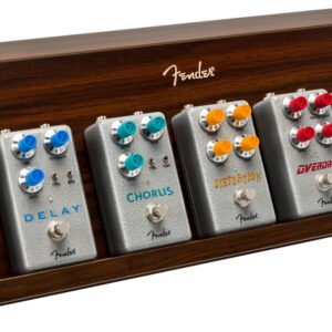 Fender Deluxe Wooden Pedal Shelf - Image 5