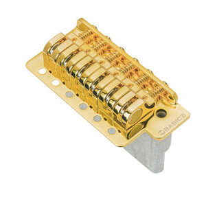 Babicz FCH Z Series Lefty 2-Point Stratocaster Tremolo in Gold - Image 1
