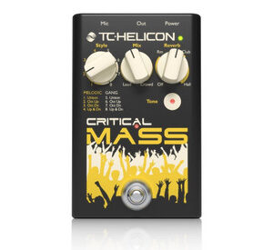 TC Helicon Critical Mass Vocal Effects Pedal - Image 1