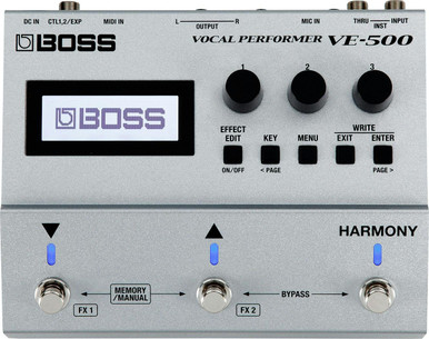 Boss VE-500 Vocal Performer Pedal