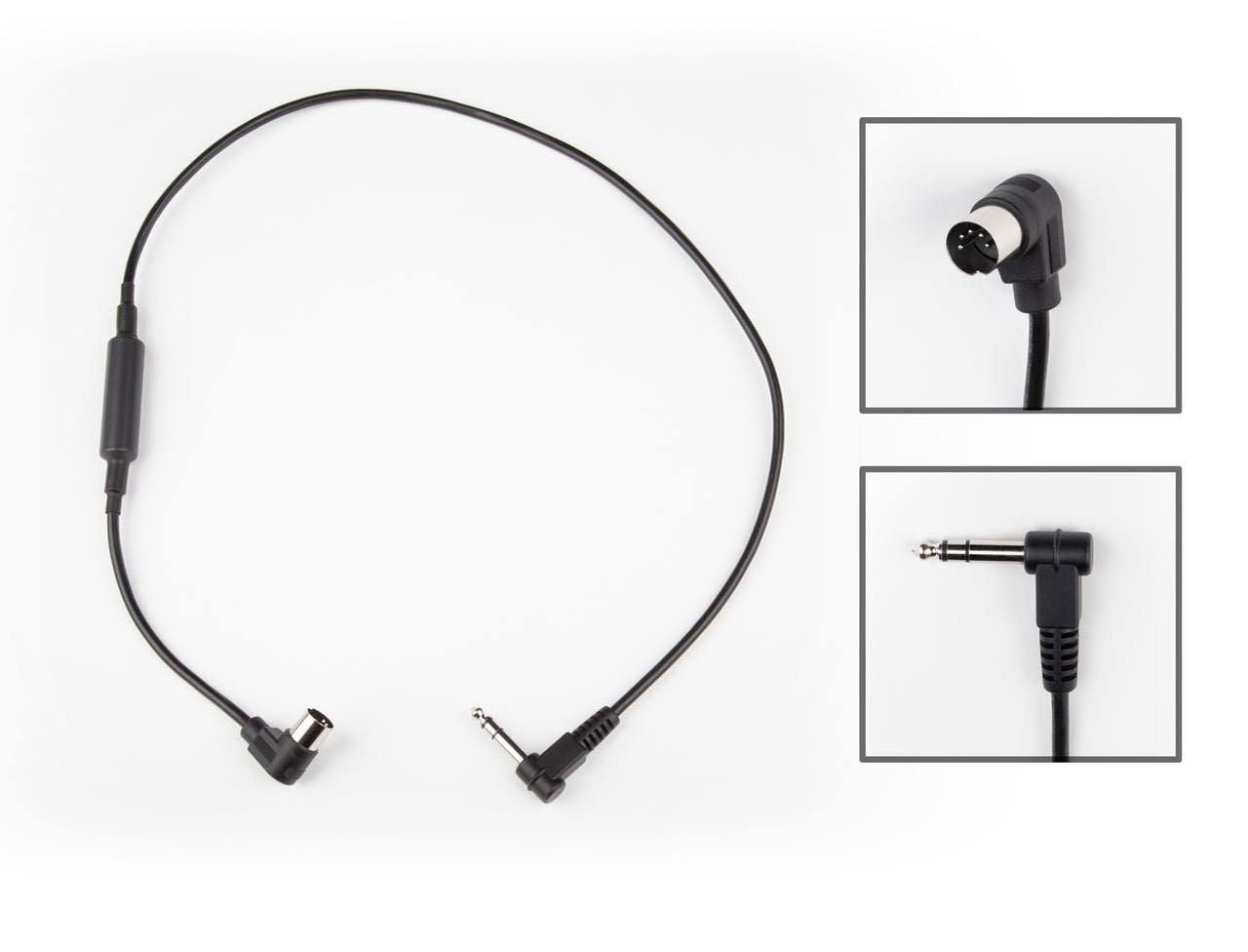 Strymon MIDI-EXP Cable - Right Angle MIDI Connector & 1/4" TRS Jack Connector - Image 4