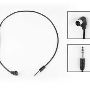 Strymon MIDI-EXP Cable - Right Angle MIDI Connector & Straight Angle 1/4" TRS Jack Connector - Image 4
