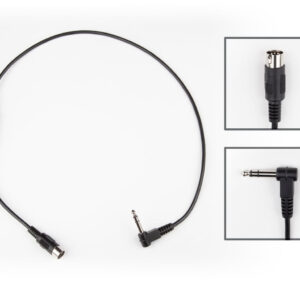 Strymon MIDI-EXP Cable - Straight MIDI Connector & Right Angle 1/4" TRS Jack Connector - Image 4
