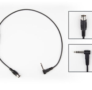 Strymon MIDI-EXP Cable - Straight MIDI Connector & Right Angle 1/4" TRS Jack Connector - Image 1