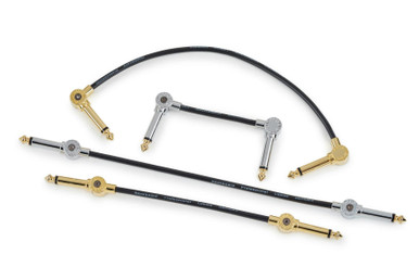 Rockboard PatchWorks Solderless Set - 10 Plug, 118" Cable, 1 Cutter ,1HexKey - Chrome