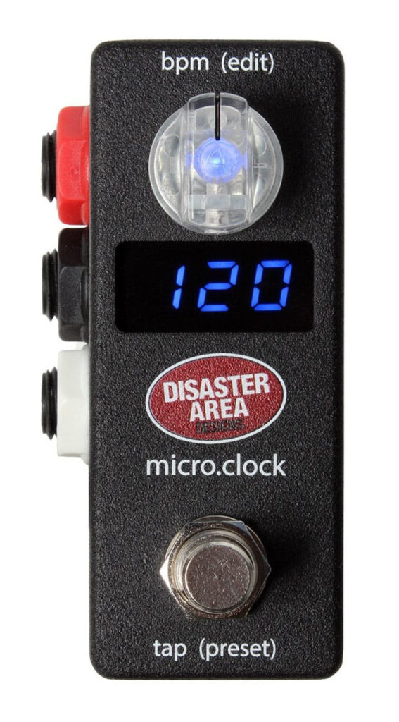 Disaster Area micro.clock Tap Tempo Controller for Guitar Pedals