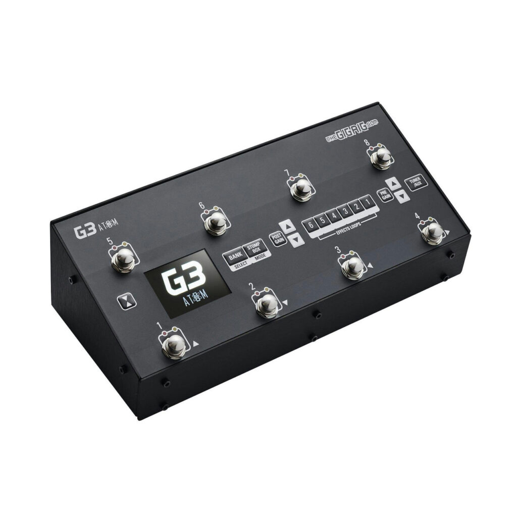 The GigRig G3 Atom Advanced Pedal Switching System