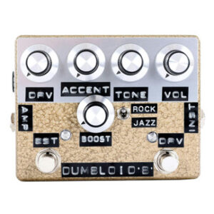 Shin's Music Dumbloid Boost Overdrive Pedal in Gold Hammertone - Image 1