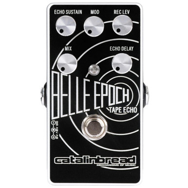 Catalinbread Belle Epoch EP3 Tape Echo Emulation Pedal Black and Silver finish - Image 1