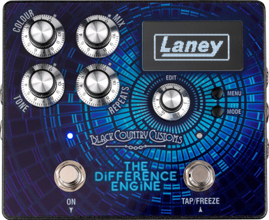Black Country Customs by Laney The Difference Engine Stereo Delay Pedal