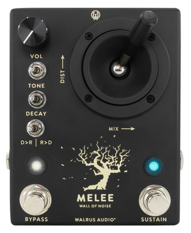Walrus Audio Melee Reverb Distortion in Black
