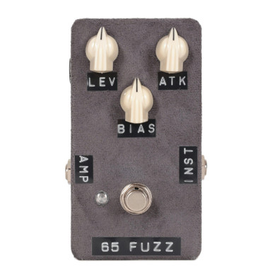 SHINS 65 Fuzz Pedal In Grey Suede