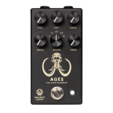Walrus Audio Ages Overdrive Pedal with Five Selectable Gain Stages in Black - Image 1