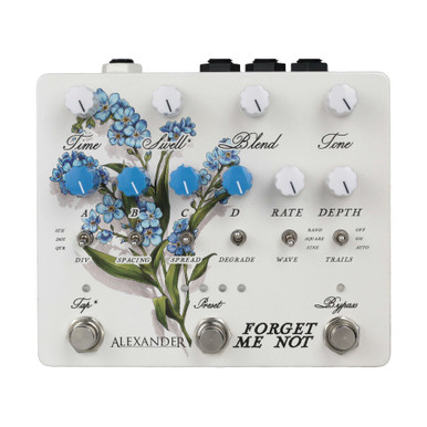 Alexander Pedals Forget Me Not Stereo Multi-Tap Delay Pedal - Image 1