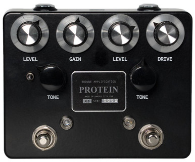 Browne Amplification The Protein V4 Dual Overdrive Pedal in Black