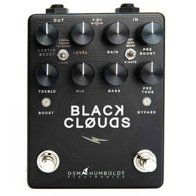 DSM and Humboldt Black Clouds Hi-Gain Drive Preamp Engine Pedal