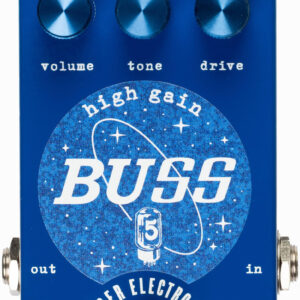 Barber Electronics Five Watt World BUSS High-Gain Drive Pedal in Blue - Image 4