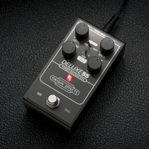 Origin Effects Deluxe 55 Tweed Recreation Pedal - Black Edition - Image 5