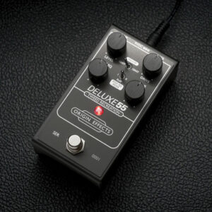 Origin Effects Deluxe 55 Tweed Recreation Pedal - Black Edition - Image 2