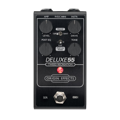 Origin Effects Deluxe 55 Tweed Recreation Pedal - Black Edition