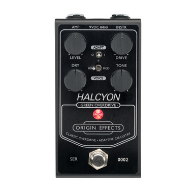 Origin Effects Halcyon Green Overdrive Pedal - Black Edition - Image 1