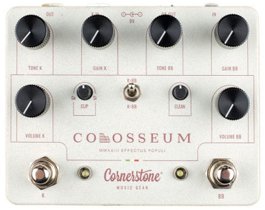 Cornerstone Colosseum Dual Overdrive Pedal - Blues Breaker and Klon Style