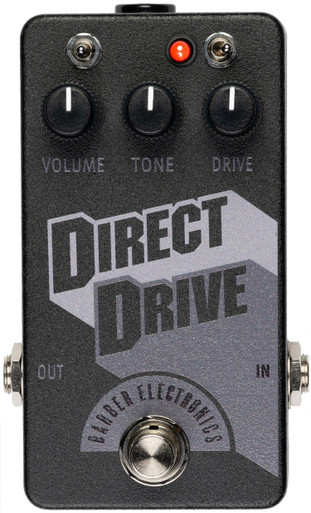 Barber Electronics Direct Drive Overdrive Pedal in Black