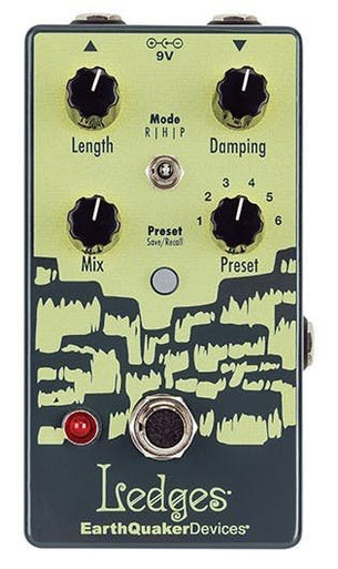 Earthquaker Devices Ledges Tri-Dimensional Reverberation Machine Reverb Pedal