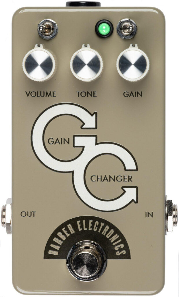 Barber Electronics Gain Changer SR Drive Pedal in Olive