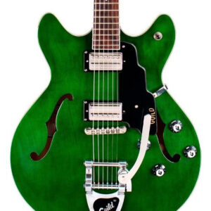 Guild Starfire I DC Vibrato Semi-Hollow Electric Guitar in Emerald Green - Image 3