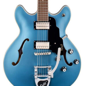 Guild Starfire I DC Vibrato Semi-Hollow Electric Guitar in Pelham Blue - Image 1