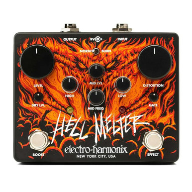 Electro Harmonix Hell Melter Advanced Metal Distortion Pedal - Image 1