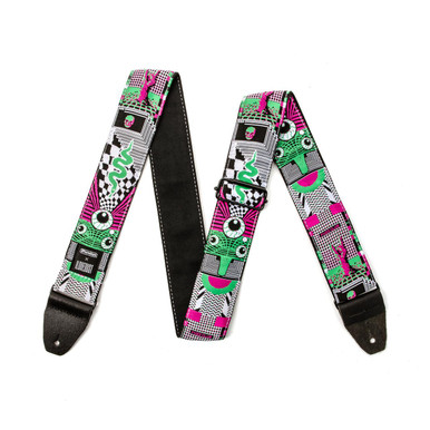 Jim Dunlop ILOVEDUST Mnemonic Fuzz Guitar Strap