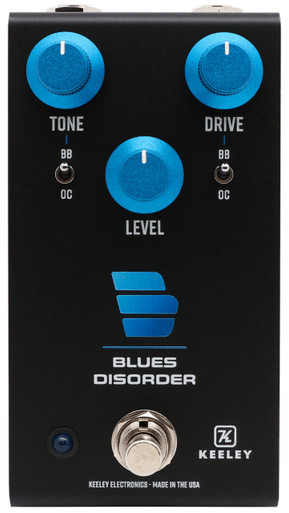 Keeley Blue Disorder 4-in-1 Blues Breaker and OCD Style Overdrive and Distortion Pedal