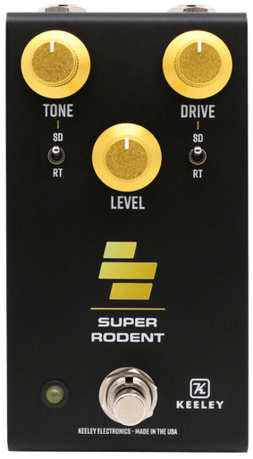 Keeley Super Rodent 4-in-1 RAT and SD-1 Style Overdrive and Distortion Pedal