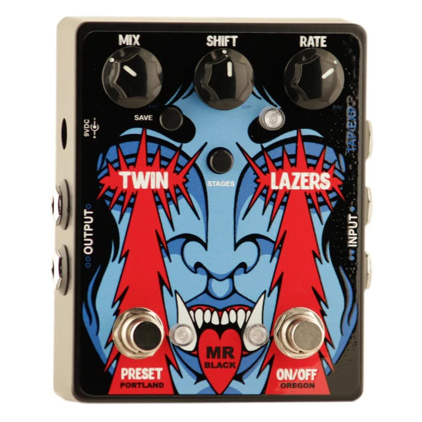 Mr. Black Twin Lazers K1 Dual Phase-Shifter Pedal