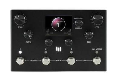 Meris Enzo X Multi-Voice Synthesizer Pedal in Black