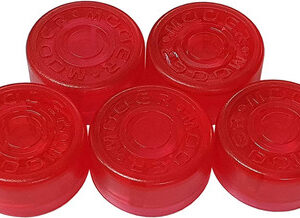Mooer Guitar Pedal Footswitch Topper 5-Pack, Red - Image 1