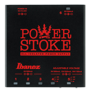 Ibanez PWRS6 Isolated 9v Pedal Power Supply