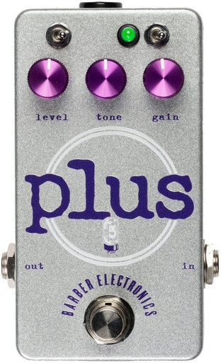 Barber Electronics Five Watt World PLUS Boost Overdrive Pedal in Silver