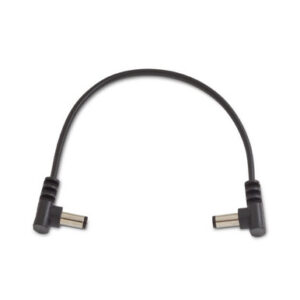 Rockboard Flat Power Cable angled/angled - 5.9 inch - Black - Image 1